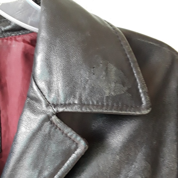 Black Leather Jacket 😎 - Picture 4 of 7